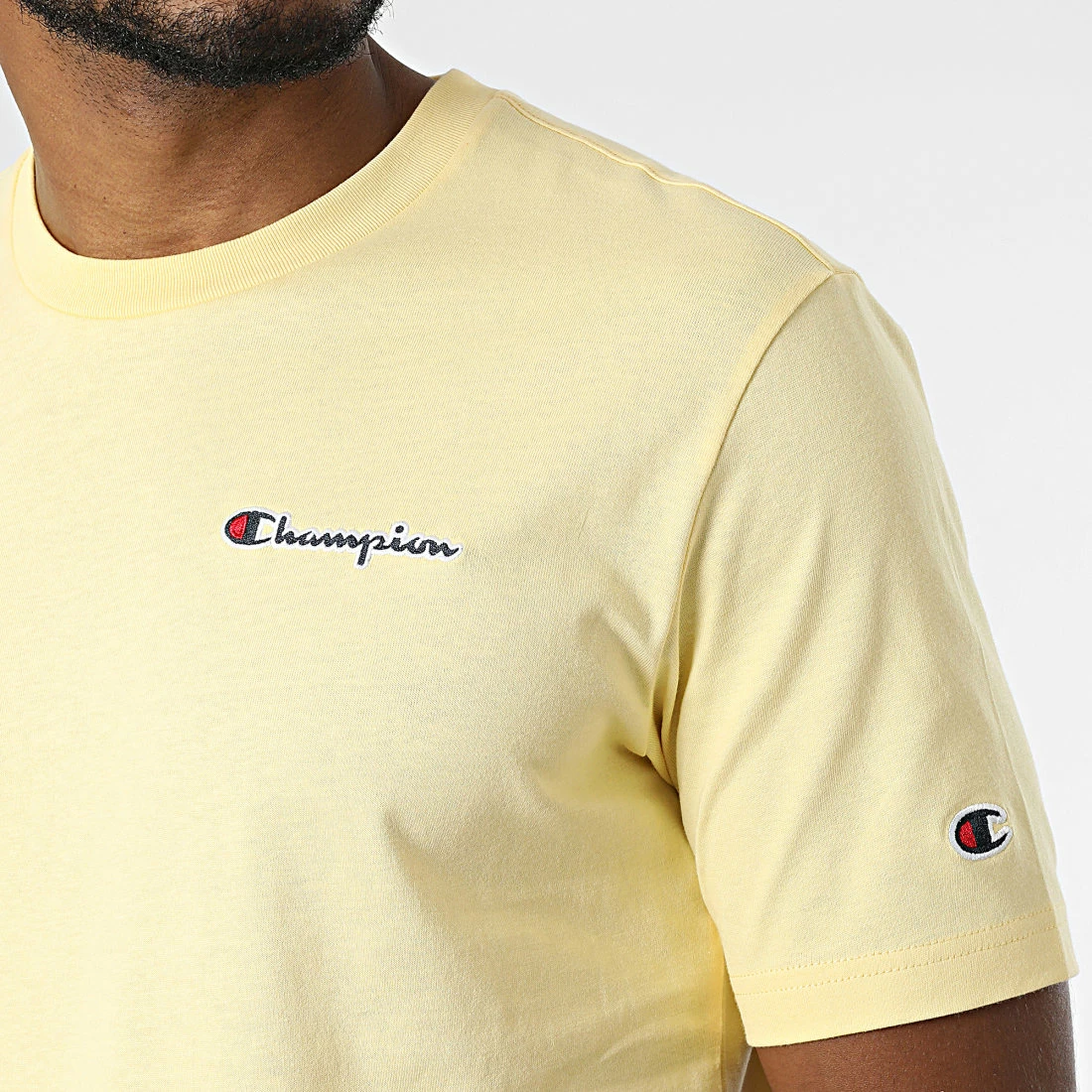 Tee Shirt 218006 Jaune de Champion 4 Tee Shirt 218006 Jaune de Champion – Image 2