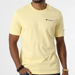 Tee Shirt 218006 Jaune de Champion 8 Tee Shirt 218006 Jaune de Champion -Champion Soldes champion 331798 218006 YS105 20220811T152305 03