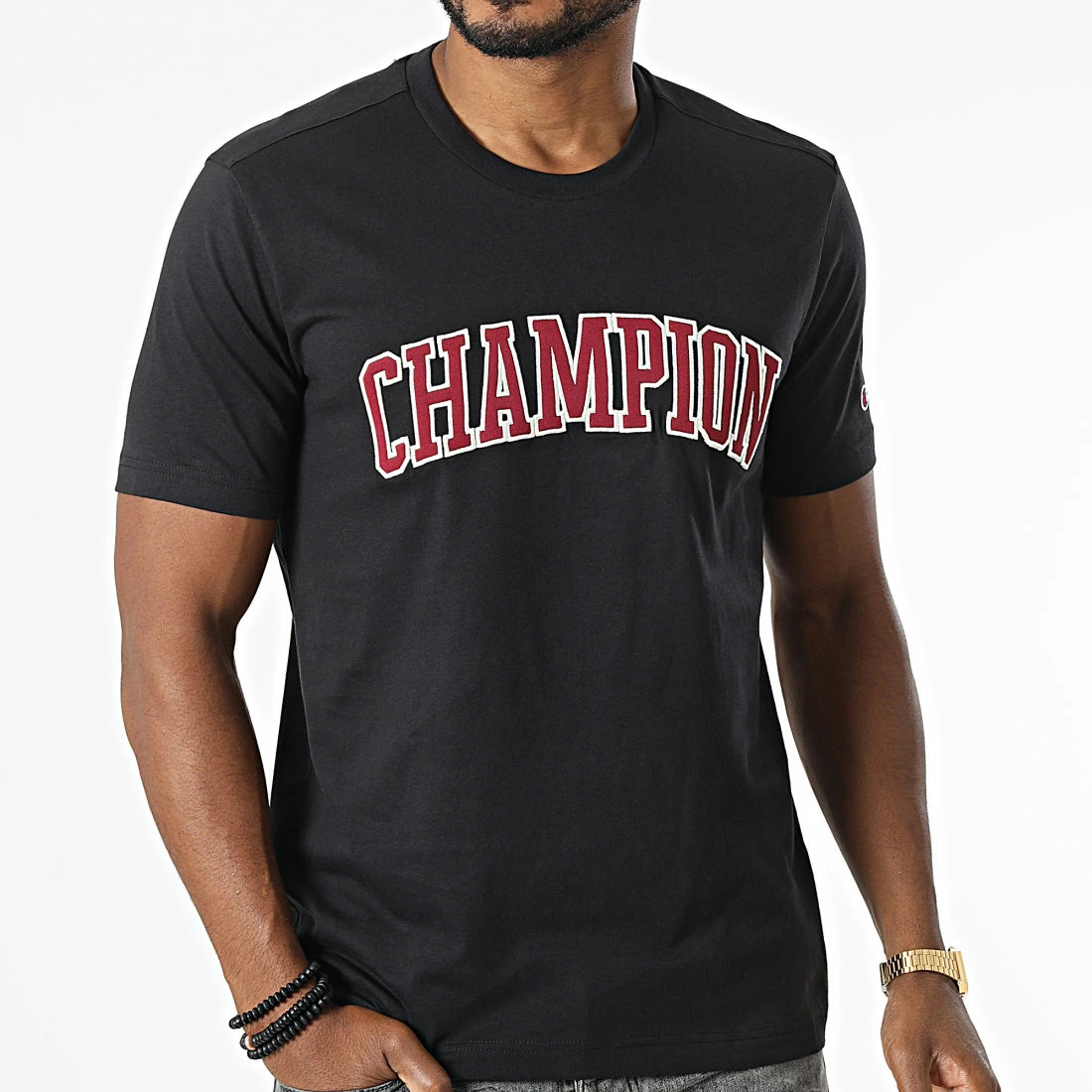 Tee Shirt 217882 Bleu Marine de Champion 5 Tee Shirt 217882 Bleu Marine de Champion – Image 3