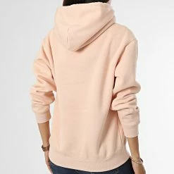 Sweat Capuche Femme 115477 Saumon de Champion -Champion Soldes champion 331801 115477 PS103 20220819T135732 04