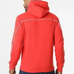 Sweat Zippé Capuche 217851 Bleu Marine Rouge de Champion -Champion Soldes champion 331821 217851 RS062 20220811T151915 04
