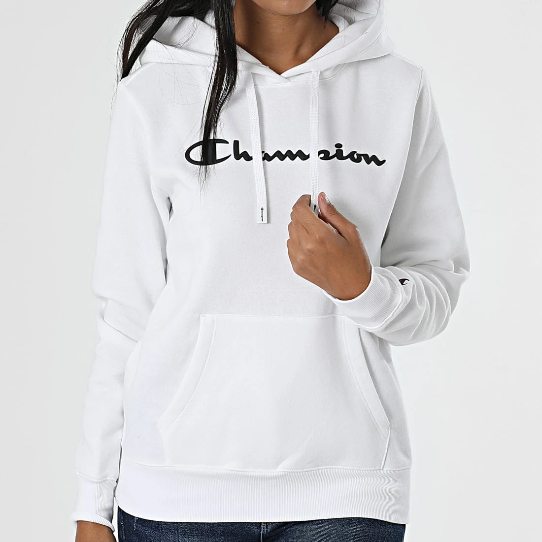 Sweat Capuche Femme 115687 Blanc de Champion 3 Sweat Capuche Femme 115687 Blanc de Champion