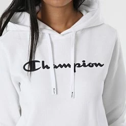 Sweat Capuche Femme 115687 Blanc de Champion 7 Sweat Capuche Femme 115687 Blanc de Champion -Champion Soldes champion 331833 115687 WW001 20220811T160534 02