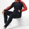 Ensemble Sweat Zippé Capuche Et Pantalon Jogging 218116 Bleu Marine Orange de Champion -Champion Soldes champion 334116 218116 BS501 20220825T155451 01