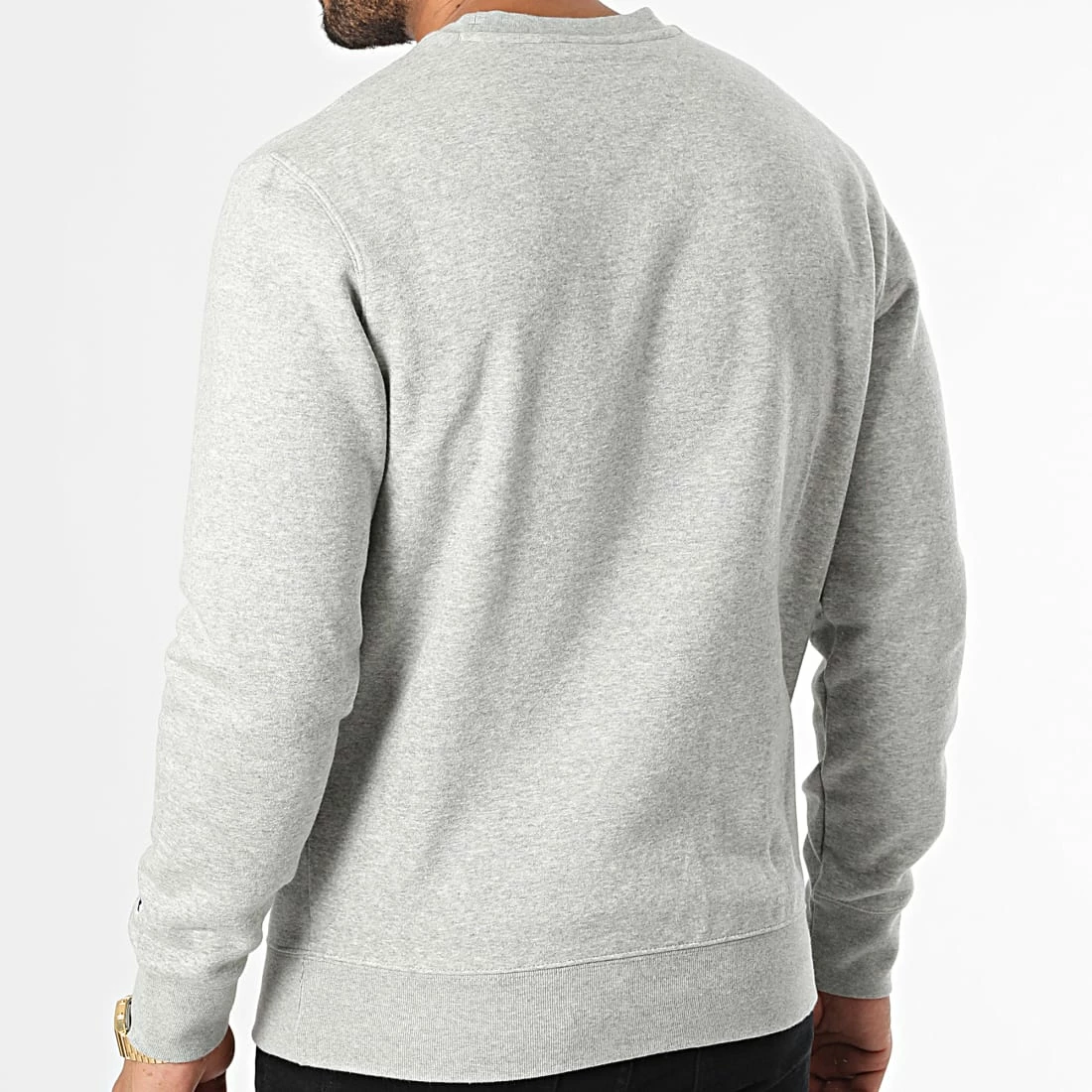 Sweat Crewneck 217859 Gris Chiné de Champion 6 Sweat Crewneck 217859 Gris Chiné de Champion – Image 4