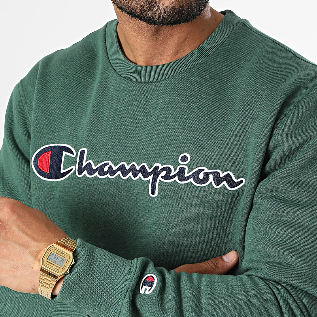 Sweat Crewneck 217859 Vert de Champion 4 Sweat Crewneck 217859 Vert de Champion – Image 2