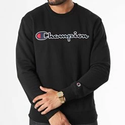 Sweat Crewneck 217859 Noir de Champion 8 Sweat Crewneck 217859 Noir de Champion -Champion Soldes champion 336802 217859 KK001 20220916T145820 03