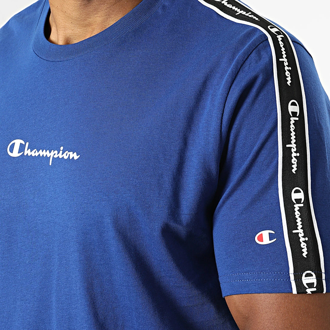 Tee Shirt A Bandes 217834 Bleu de Champion 4 Tee Shirt A Bandes 217834 Bleu de Champion – Image 2
