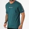 Tee Shirt A Bandes 217834 Vert de Champion