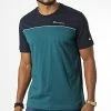 Tee Shirt 217855 Bleu Marine Vert de Champion 2 Tee Shirt 217855 Bleu Marine Vert de Champion -Champion Soldes champion 336906 217855 BS517 20220916T155616 01