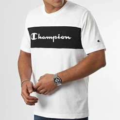 Tee Shirt 217856 Blanc de Champion 8 Tee Shirt 217856 Blanc de Champion -Champion Soldes champion 336909 217856 WW001 20220909T153857 03