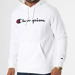 Sweat Capuche 217858 Blanc de Champion