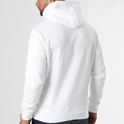 Sweat Capuche 217858 Blanc de Champion -Champion Soldes champion 336915 217858 WW001 20220916T145747 04