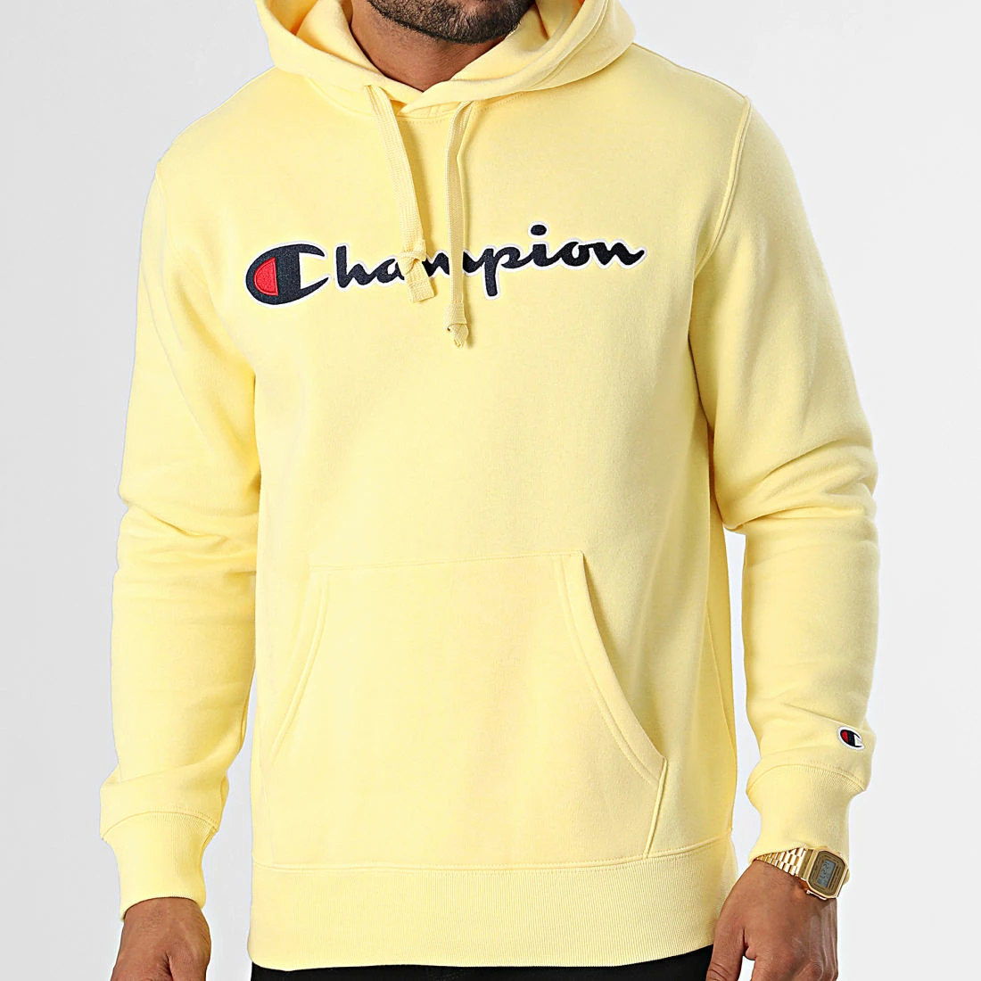 Sweat Capuche 217858 Jaune Clair de Champion 3 Sweat Capuche 217858 Jaune Clair de Champion