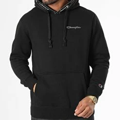 Sweat Capuche A Bande 217869 Noir de Champion 8 Sweat Capuche A Bande 217869 Noir de Champion -Champion Soldes champion 336917 217869 KK001 20220916T145836 03