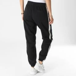 Pantalon Jogging A Bandes Femme 115576 Noir de Champion -Champion Soldes champion 337678 115576 KK001 20221110T142837 04