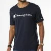 Tee Shirt 217835 Bleu Marine de Champion -Champion Soldes champion 337681 217835 BS501 20221003T150942 01