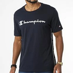 Tee Shirt 217835 Bleu Marine de Champion