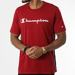 Tee Shirt 217835 Bordeaux de Champion -Champion Soldes champion 337683 217835 RS506 20221003T150536 03