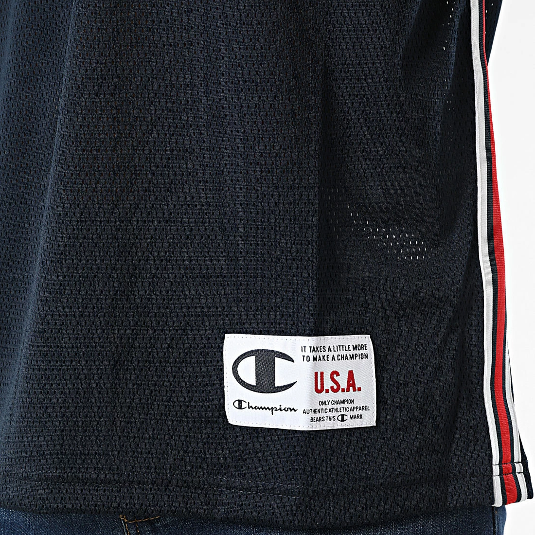 Débardeur A Bandes 217840 Bleu Marine de Champion 4 Débardeur A Bandes 217840 Bleu Marine de Champion – Image 2