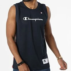 Débardeur A Bandes 217840 Bleu Marine de Champion 8 Débardeur A Bandes 217840 Bleu Marine de Champion -Champion Soldes champion 337685 217840 BS501 20221003T150912 03