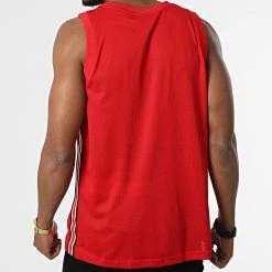 Débardeur A Bandes 217840 Rouge de Champion -Champion Soldes champion 337687 217840 RS053 20221003T150700 04