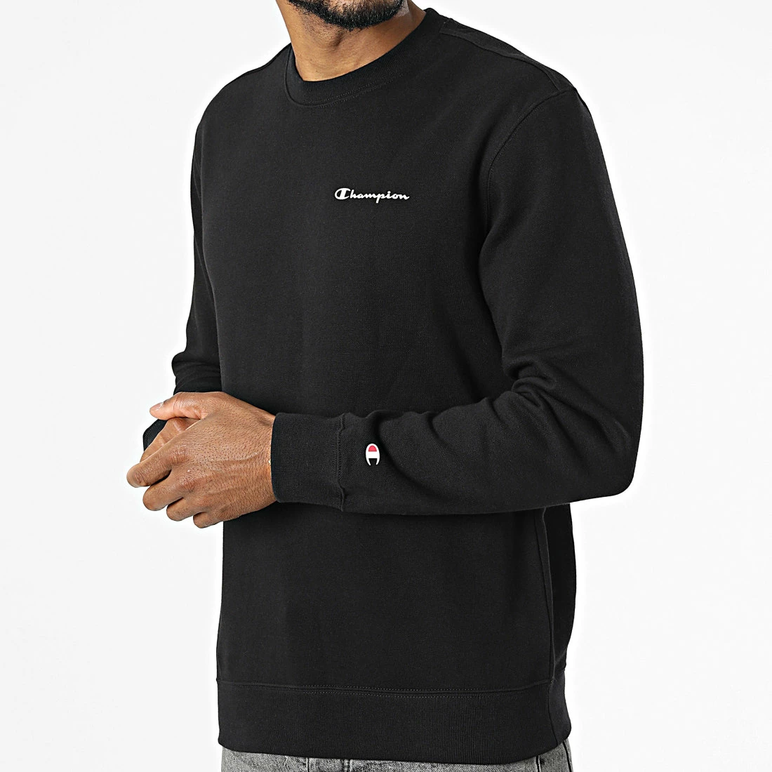 Sweat Crewneck 218288 Noir de Champion 5 Sweat Crewneck 218288 Noir de Champion – Image 3