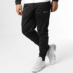 Ensemble Veste Et Pantalon Jogging 218099 Noir Blanc de Champion -Champion Soldes champion 337703 218099 KK001 20221006T155211 04
