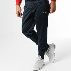Ensemble Veste Et Pantalon Jogging 218099 Bleu Marine Rouge de Champion -Champion Soldes champion 337704 218099 RS053 20221006T155306 04