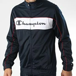 Ensemble Veste Et Pantalon Jogging 218100 Bleu Marine de Champion 8 Ensemble Veste Et Pantalon Jogging 218100 Bleu Marine de Champion -Champion Soldes champion 337706 218100 BS501 20221006T155227 03