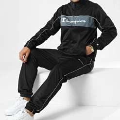Ensemble Veste Et Pantalon Jogging 218100 Noir de Champion