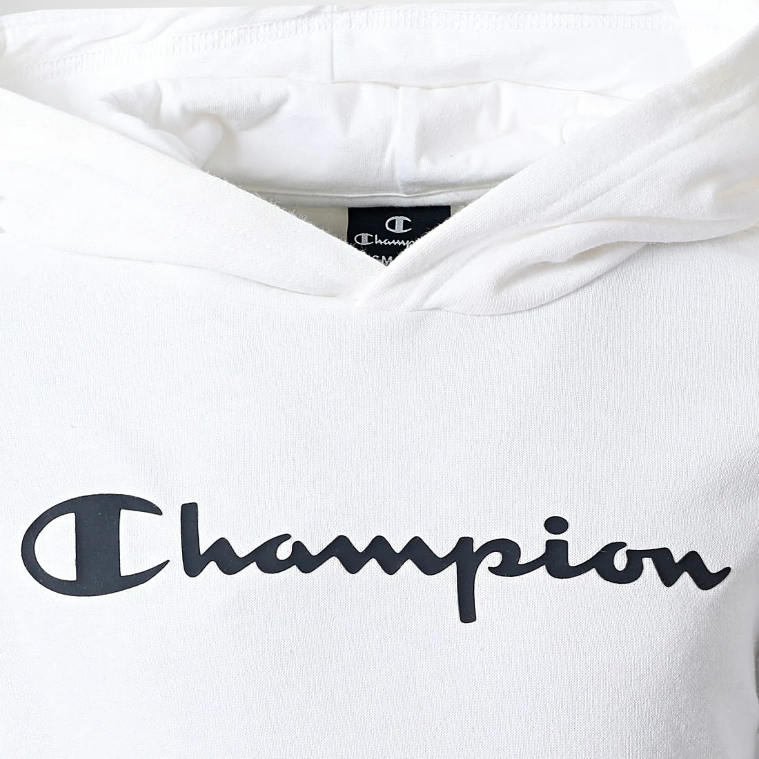 Sweat Capuche Enfant 305358 Blanc de Champion 4 Sweat Capuche Enfant 305358 Blanc de Champion – Image 2