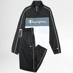 Ensemble De Survetement Enfant 306194 Blanc Noir Gris de Champion