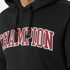 Sweat Capuche 217876 Noir de Champion 7 Sweat Capuche 217876 Noir de Champion -Champion Soldes champion 339300 217876 KK001 20220929T160319 02