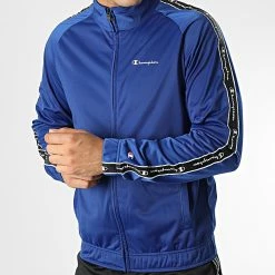 Ensemble De Survetement A Bandes 218098 Noir Bleu Roi de Champion 8 Ensemble De Survetement A Bandes 218098 Noir Bleu Roi de Champion -Champion Soldes champion 339333 218098 BS025 20221006T155242 03