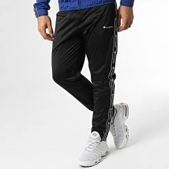 Ensemble De Survetement A Bandes 218098 Noir Bleu Roi de Champion 9 Ensemble De Survetement A Bandes 218098 Noir Bleu Roi de Champion -Champion Soldes champion 339333 218098 BS025 20221006T155243 04