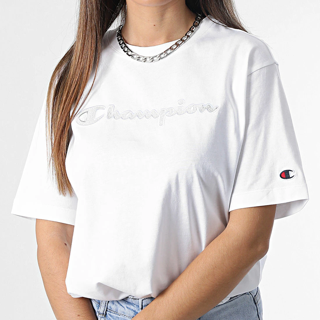 Tee Shirt Femme 115496 Blanc de Champion 3 Tee Shirt Femme 115496 Blanc de Champion