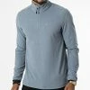 Sweat Col Zippé Polaire 216695 Gris de Champion