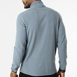 Sweat Col Zippé Polaire 216695 Gris de Champion -Champion Soldes champion 339496 216695 ES017 20221003T150808 04