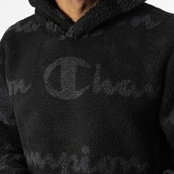 Sweat Capuche Polaire 216718 Noir de Champion -Champion Soldes champion 339497 216718 KK001 20220929T160443 02