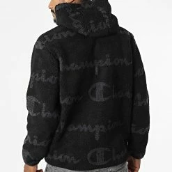 Sweat Capuche Polaire 216718 Noir de Champion -Champion Soldes champion 339497 216718 KK001 20220929T160446 04