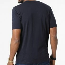 Tee Shirt 218292 Bleu Marine de Champion -Champion Soldes champion 340019 218292 BS501 20221003T151020 04