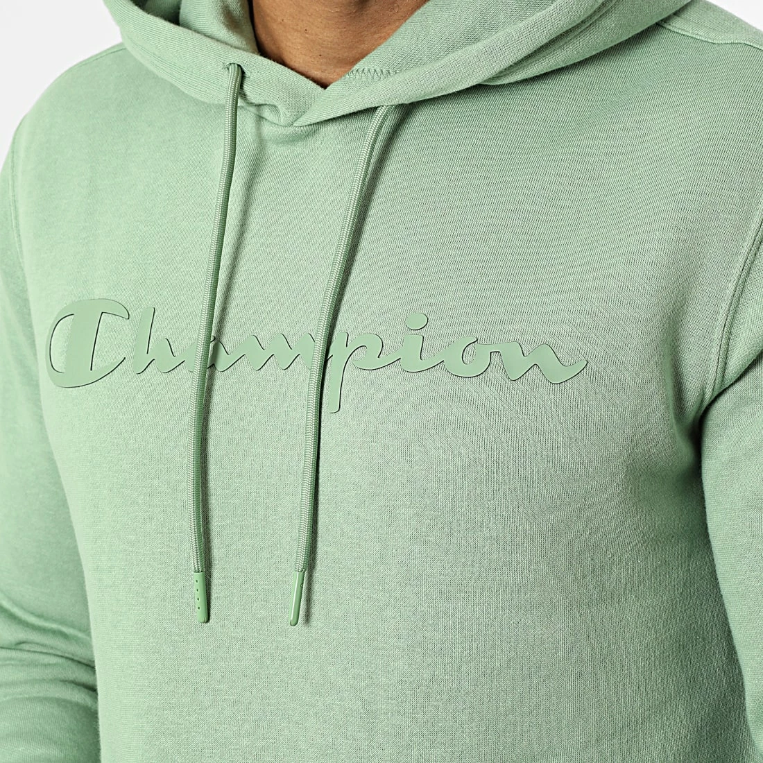 Sweat Capuche 218282 Vert Clair de Champion 4 Sweat Capuche 218282 Vert Clair de Champion – Image 2