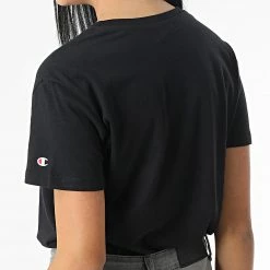 Lot De 2 Tee Shirts Femme 115423 Noir de Champion 9 Lot De 2 Tee Shirts Femme 115423 Noir de Champion -Champion Soldes champion 340022 115423 KK001 20221031T143547 04