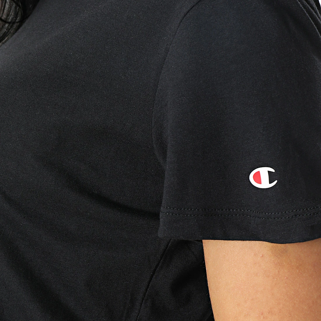 Lot De 2 Tee Shirts Femme 115423 Noir Blanc de Champion 4 Lot De 2 Tee Shirts Femme 115423 Noir Blanc de Champion – Image 2