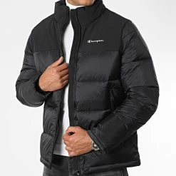 Doudoune Capuche 218079 Noir de Champion