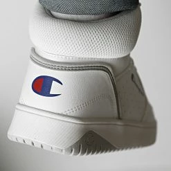 Baskets Royal Mid S21887 White Grey de Champion 9 Baskets Royal Mid S21887 White Grey de Champion -Champion Soldes champion 341771 S21887 WW001 20221013T160531 04