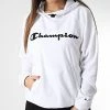 Sweat Capuche Polaire Femme 115692 Blanc de Champion