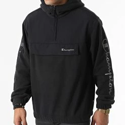 Veste Polaire Outdoor A Capuche 218107 Noir de Champion -Champion Soldes champion 341875 218107 KK001 20221007T160754 03