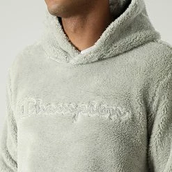 Sweat Capuche Fourrure 214973 Vert Clair de Champion -Champion Soldes champion 342997 214973 ES066 20221017T152854 02